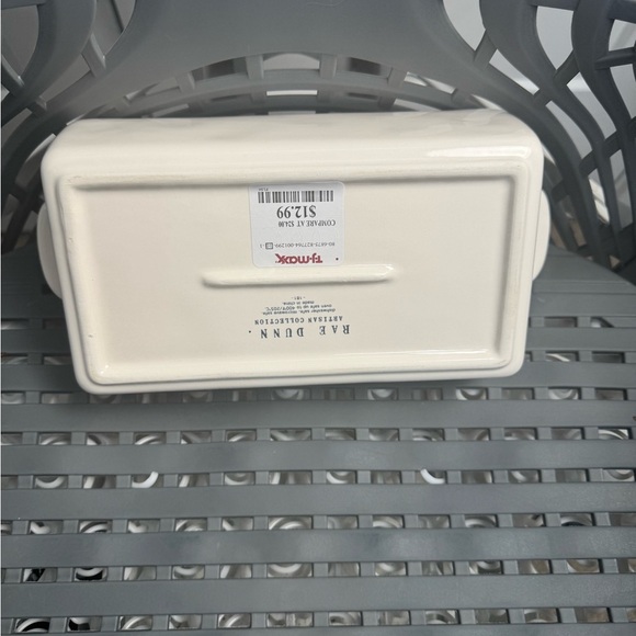 Rae Dunn Artisan Collection Gingerbread Loaf Bread Pan Christmas Baking NWT Red - Picture 2 of 7